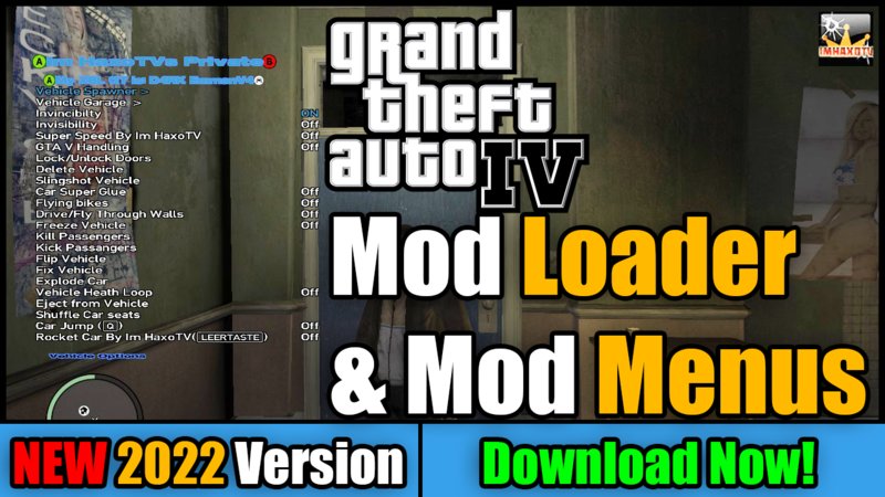 GTA 4 GTA 4 2022 Script Trainer By Im HaxoTV Mod GTAinside Com   1638206835 GTA IV Mod Menus By Im HaxoTV 